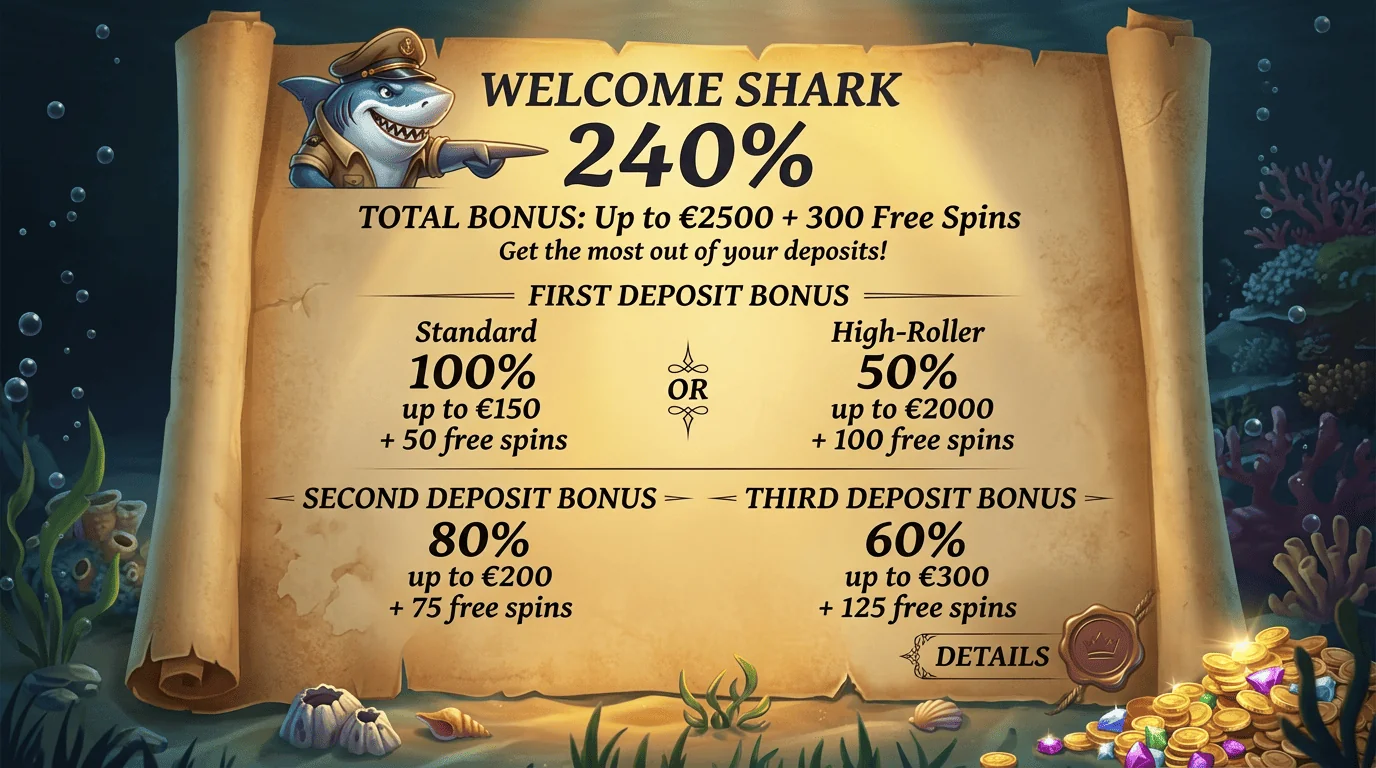 Winshark Australia casino games lobby promotional image